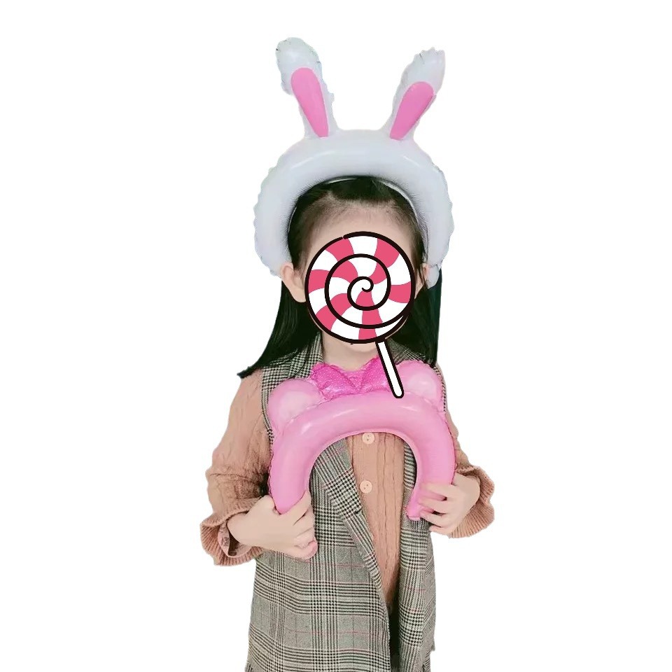 Cartoonkostuums voor kinderen, ballonhoofdbanden voor de kleuterschool, decoraties voor de start van het schooljaar, Chinees Nieuwjaarsfeest, verjaardagsdecoraties en een feestelijke setting._voghion.com