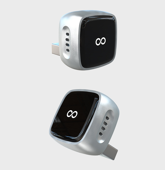 Cross-Border 2-in-1 Carplay Box Wired to Wireless Android Auto Adapter Car-Machine Interconnection Box