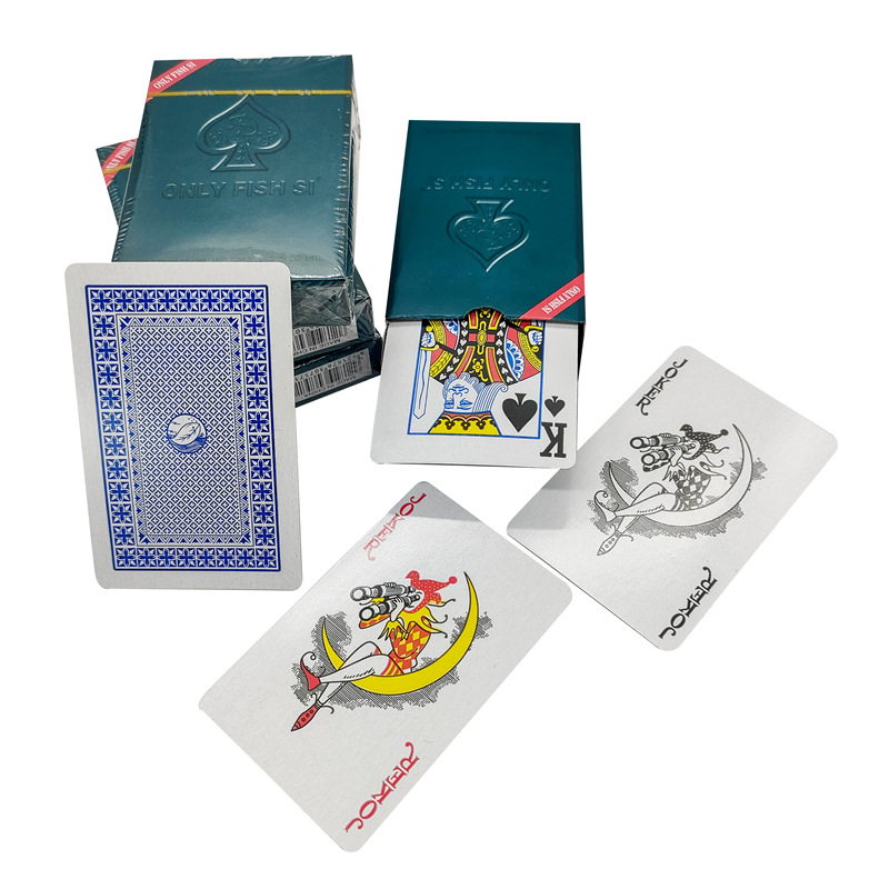 Paper playing cards manufacturer, cross-border trade direct sales, leisure chess and cards, logo can be added as per design.