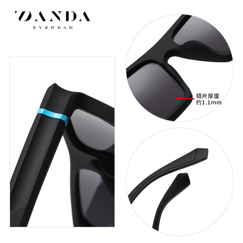 Europa y América nuevas gafas de sol polarizadas de los hombres TR7556 conductor de conducción gafas de sol a prueba de sol al por mayor