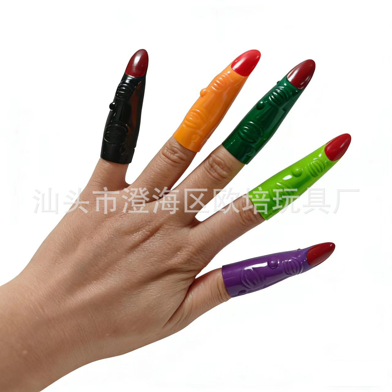 Witch Finger Cots Halloween Tricky Nail Cots Simulated Fake Nail…