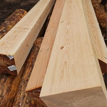 批发 美国花旗松建筑木方高硬度工程木方烘干材工地用毛边木板材