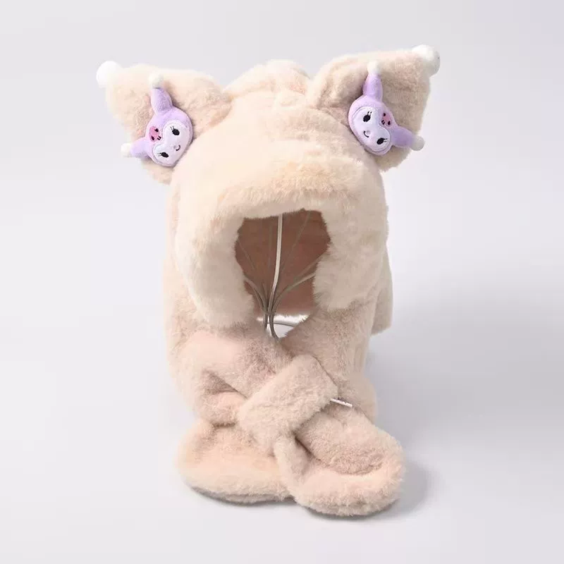 Детский зимний шарф, шапка, перчатки, тёплый набор, набор из 3 предметов