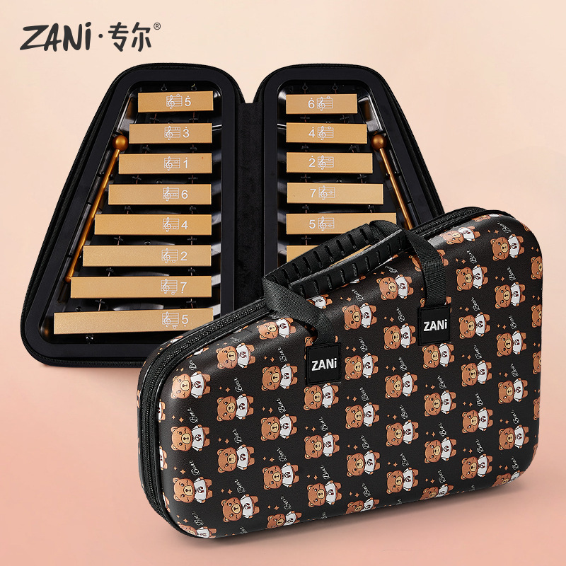 Zani小鐘琴16音児童アルミ琴は初めて手を打って琴を鳴らします。携帯型啓蒙打楽器です。|undefined