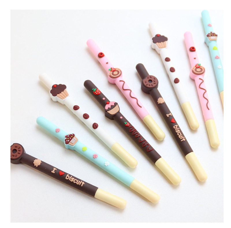 1 Piece Donuts Strawberry Cake Class Learning Daily Plastic Cute Ballpoint Pen display picture 2