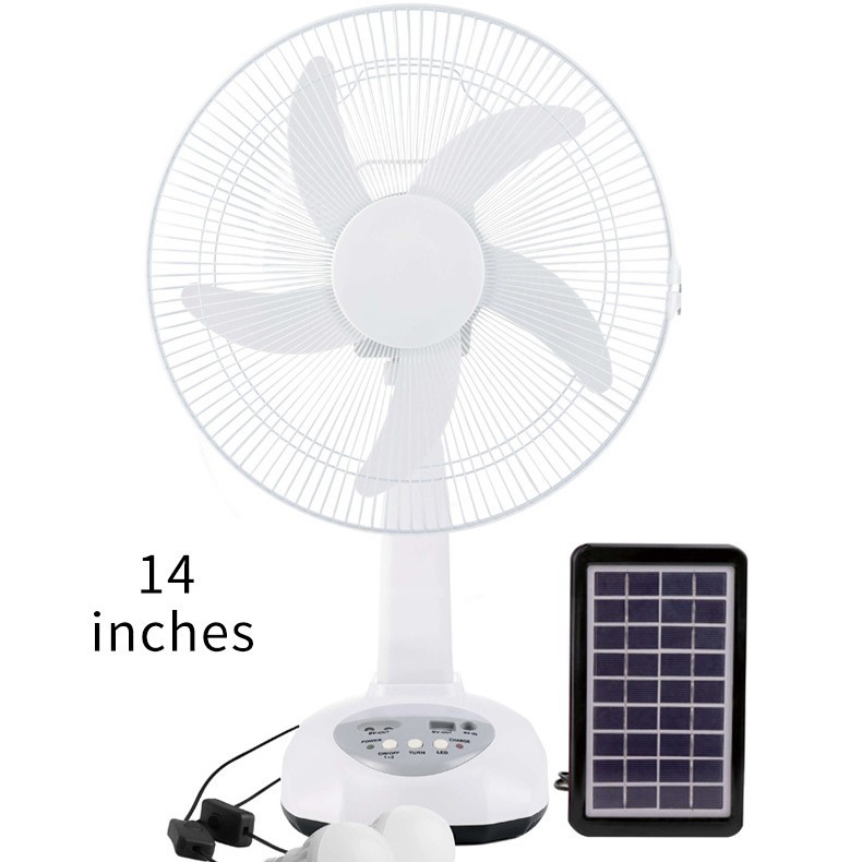 ventilador de recarga de paneles solares generales comercio exterior explosivo conjunto de ventilador de escritorio doméstico ventas calientes en el sudeste asiático