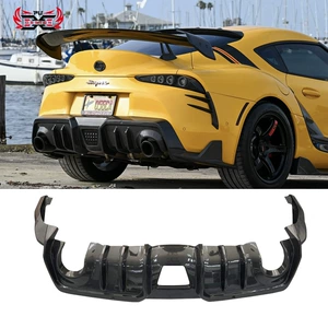 Toyota Supra A90 A91 bufer modifikasiyası, AD Style quru karbon lifi spoyler