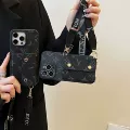 Horizontal Crossbody - Black Floral