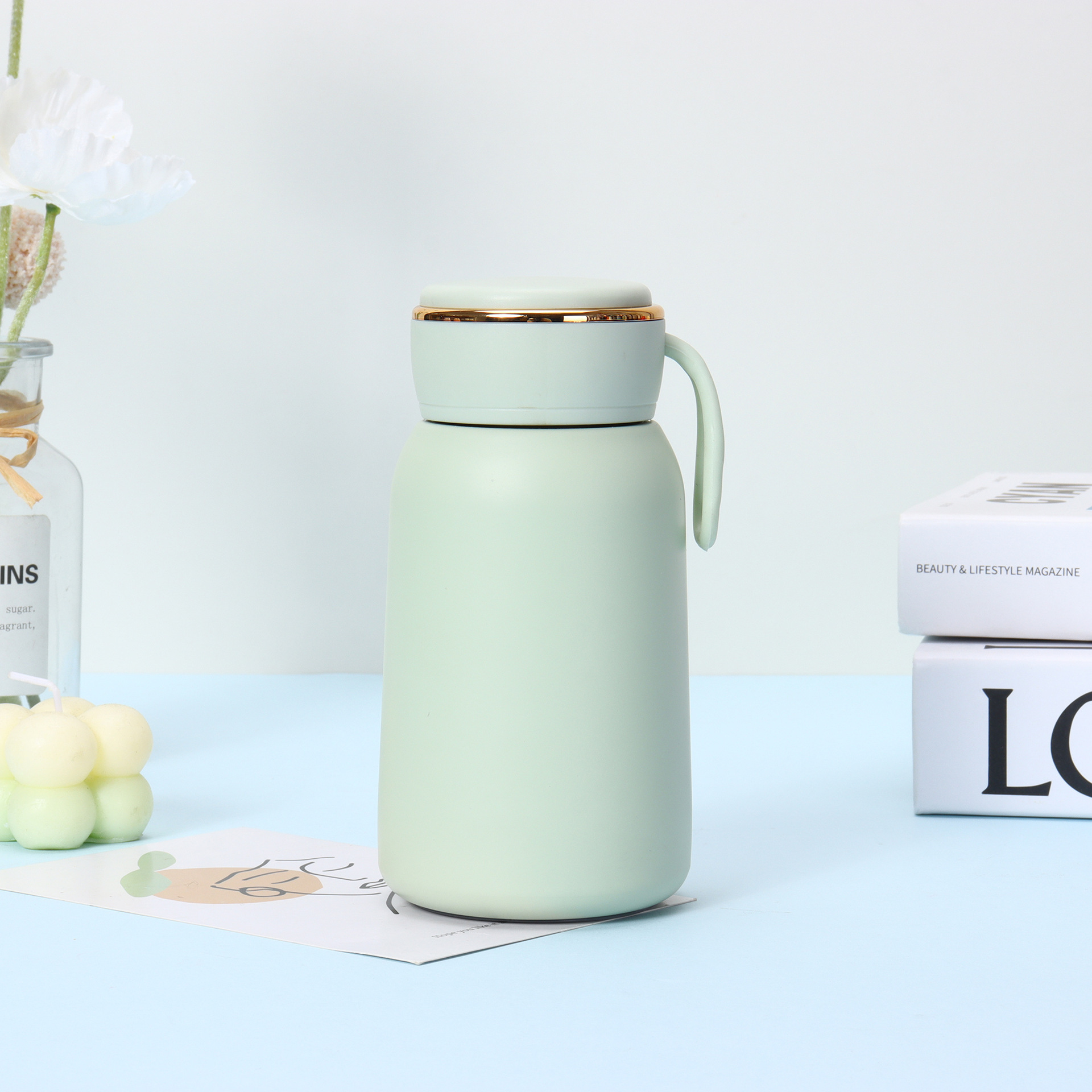 Isolierte Edelstahl Trinkflasche Für Damen Und Herren Kompakt_voghion.com