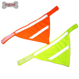 Флуоресцентный шарф на липучке, светящийся светоотражающий слюнявчик