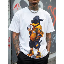J 48772 3D print men's casual short sleeve 3D ӡ����ʿ���ж�