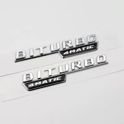 Car logo and C-Class modifications, C43, C63S - standard-biturbo-4matic