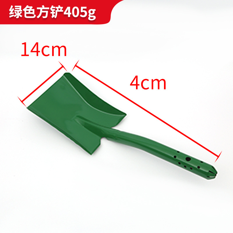 Colorido engrosado Jardín pala puntiaguda pala cuadrada hogar plantación verduras plantación de flores pequeña pala excavación de verduras silvestres excavación arena conducción pala de mar