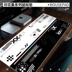 プリント集csgoマウスパッド超大型ゲーム専用デスクトップパッドの細い面に鍵をかけながら、キーボードパッドを厚くします。
