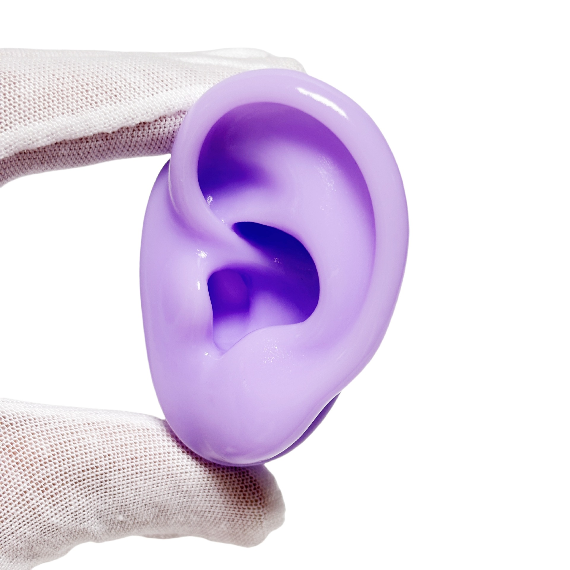 auriculares de silicona modelo de canal auditivo auricular auriculares audífonos auriculares perforación auriculares estante de exhibición joyas pendientes