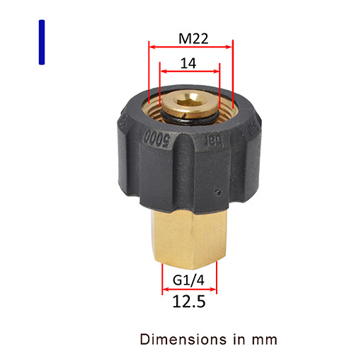 Lavadora de espuma de alta presión regadera conector de espuma PISTOLA DE PULVERIZACIÓN de coches lavadora de alta presión pistola de agua boquilla conector de rosca interna
