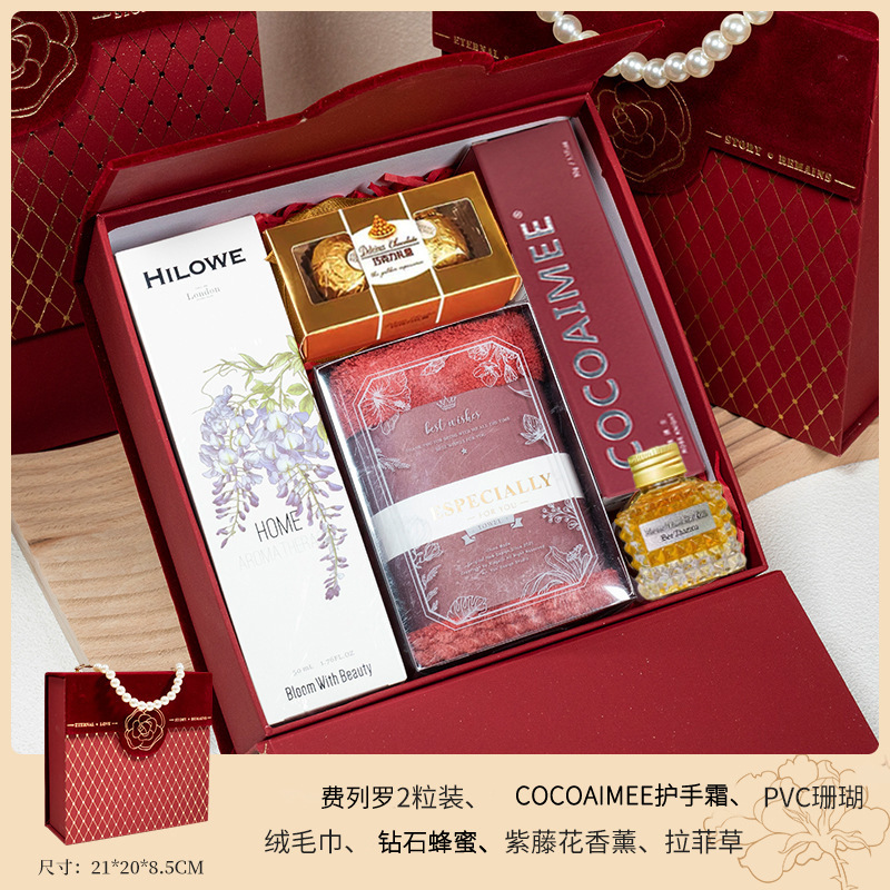 ツバキの花の結婚のお土産セットの完成品はお客様にお連れします。|undefined