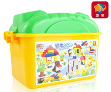 【惠美 】儿童益智拼装积木玩具HM169 兼容积木 桶装大颗粒