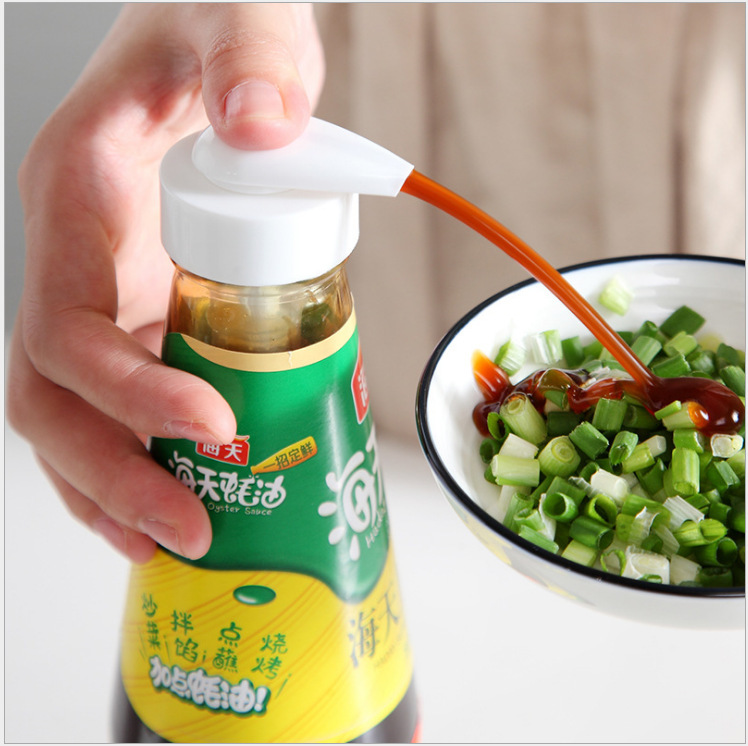Factory Direct Sale Oil Bottle Squeeze Nozzle Pump Head Household Squeeze Hoisin Bottle Quantitative Squeeze Nozzle Pressure Bottle Squeeze Gadget