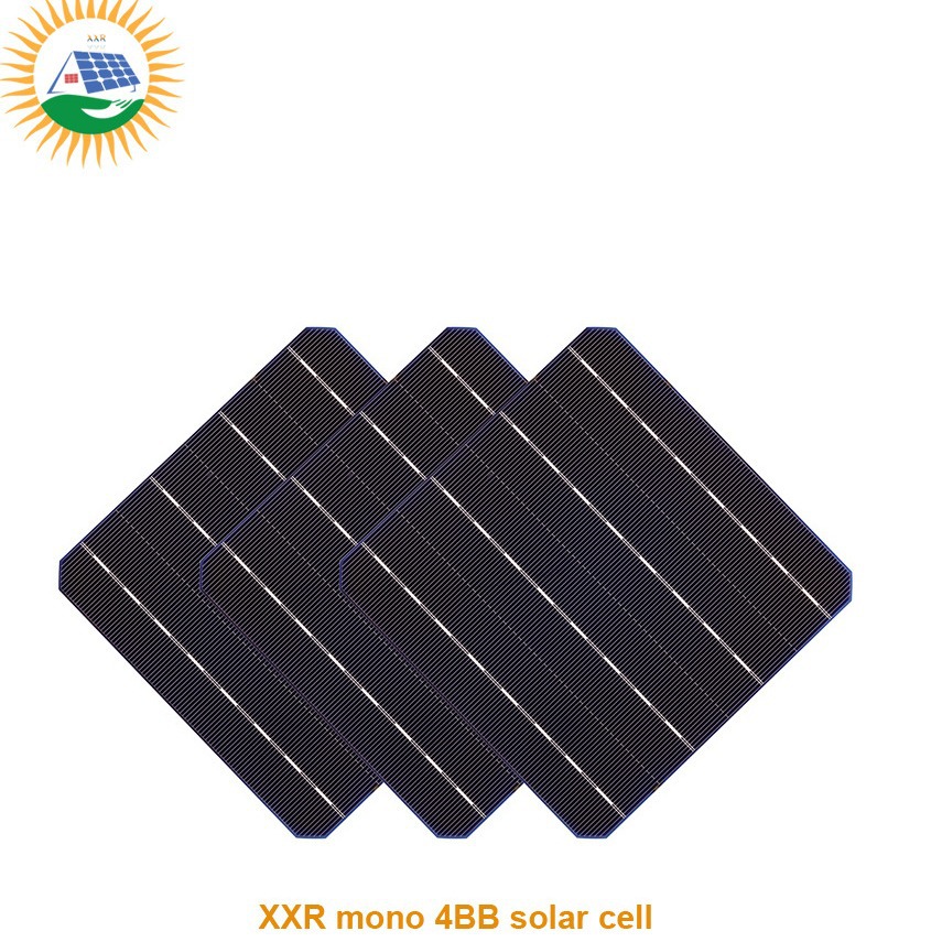 大量供应台湾单晶156.75mm4BB高效率A级太阳能电池片适用做光伏板