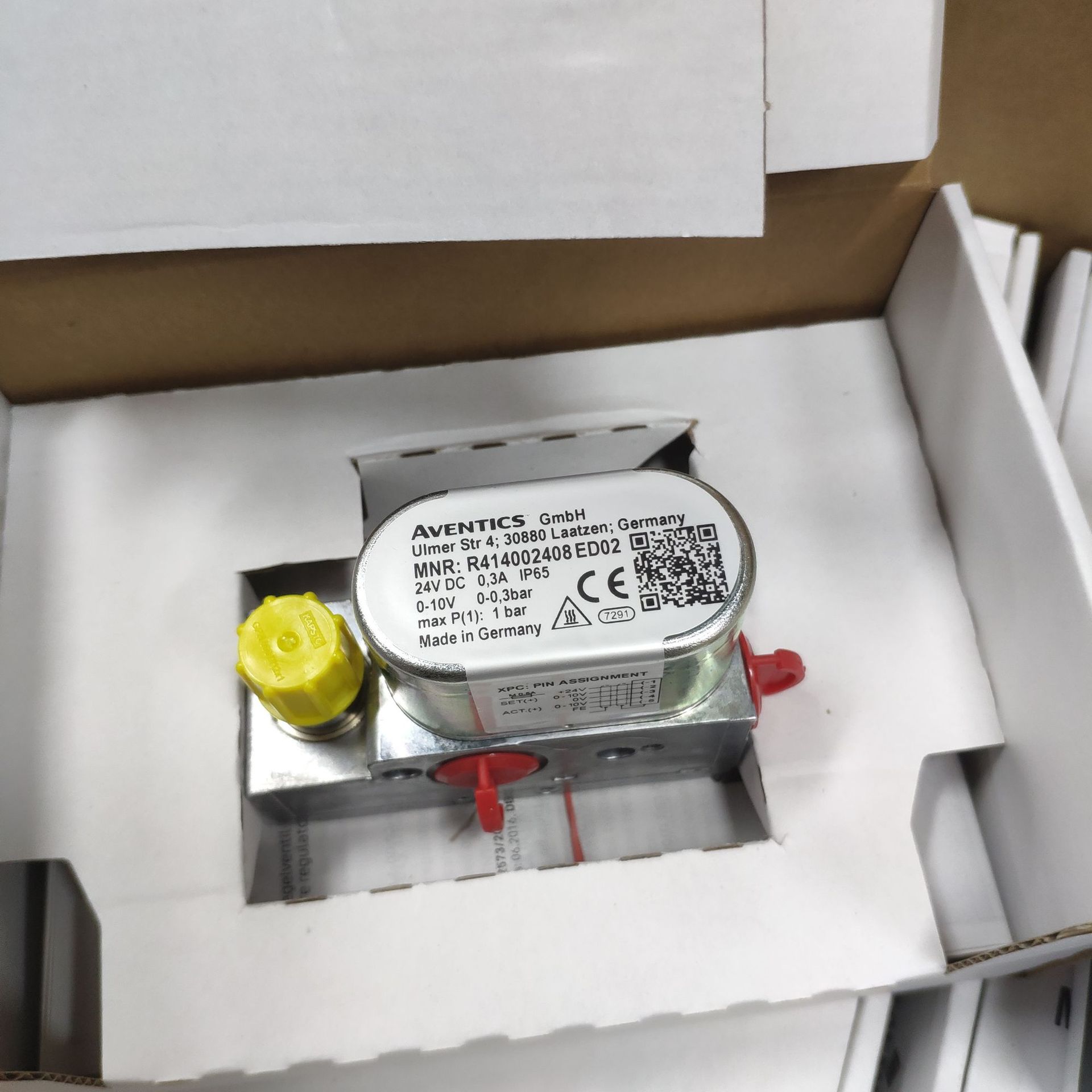 原装正品安沃驰AVENTICS减压阀R414002408 ED02-000-003-010-1M12