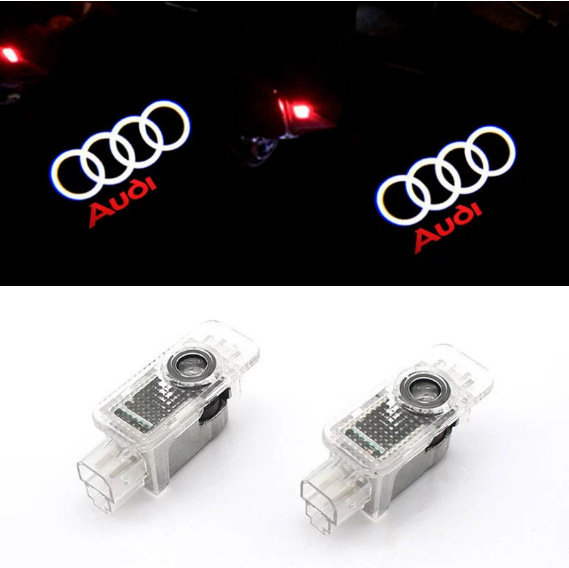 Suitable for Audi Welcome Lights Audi Dual-Interface Car Led Floor Laser Lights Door Projection Lights Logo Lights