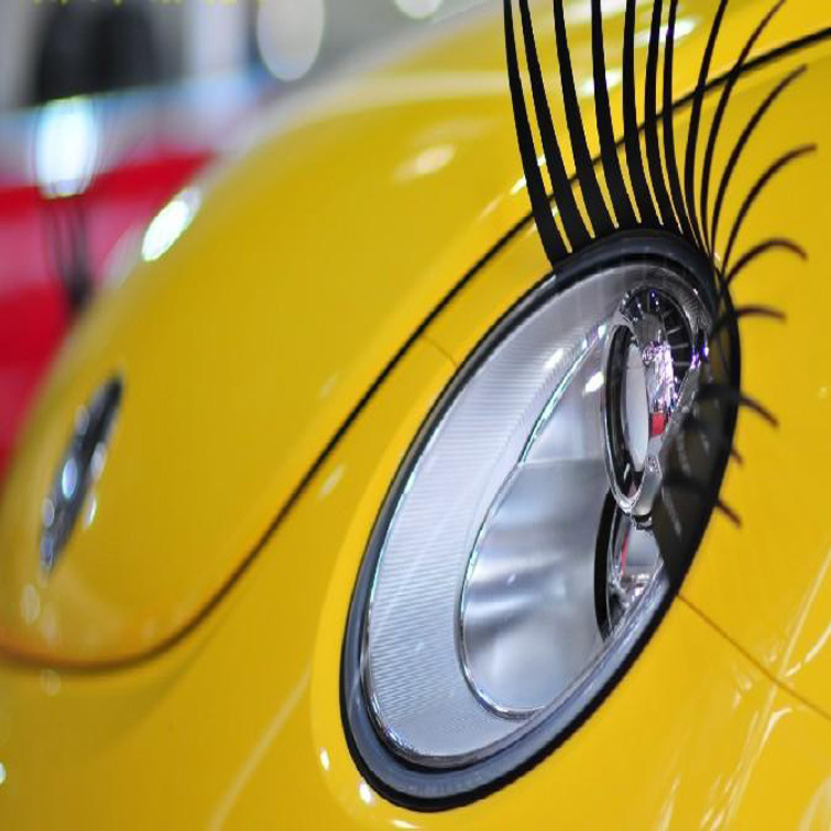 Cross-Border Car Eyelashes, Car Eyelashes, Car False Eyelashes, Car Stickers, Car Headlight Eyebrow Stickers
