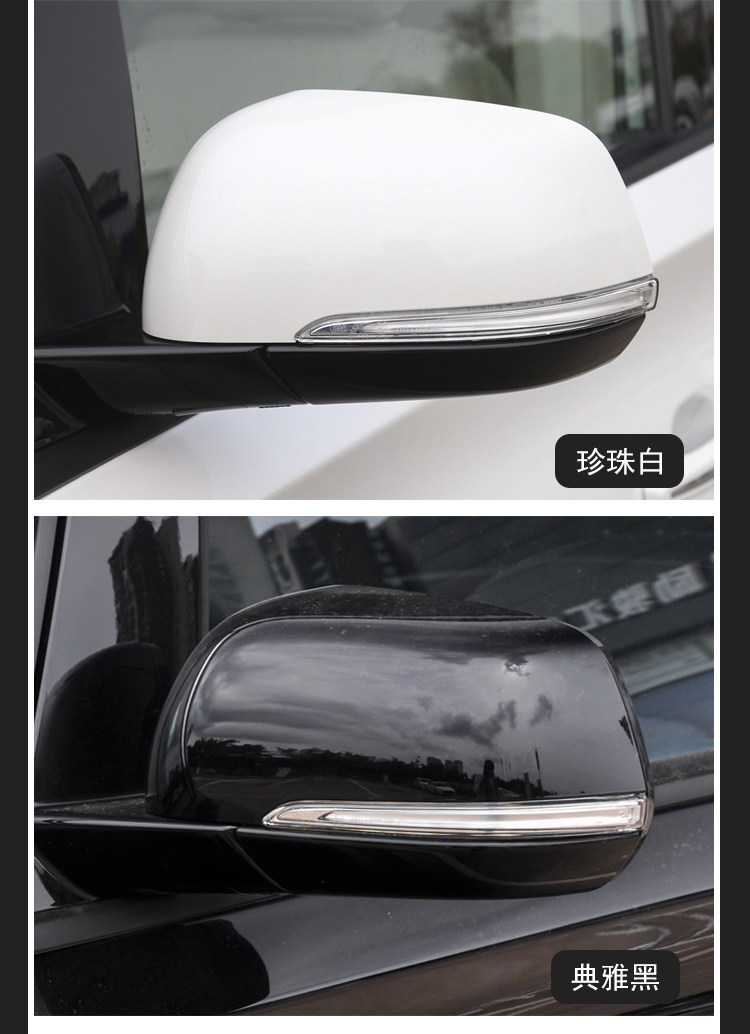 Suitable for Gac Trumpchi Gm8/M8 Rearview Mirror Assembly, 2018 to 2023 Model Years, Left and Right Side Mirrors, Complete Set