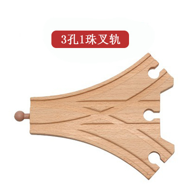 Vía de tren de madera de los niños directos de fábrica ensamblar bloques de construcción combinación variedad universal pista suelta educación temprana juguetes al por mayor