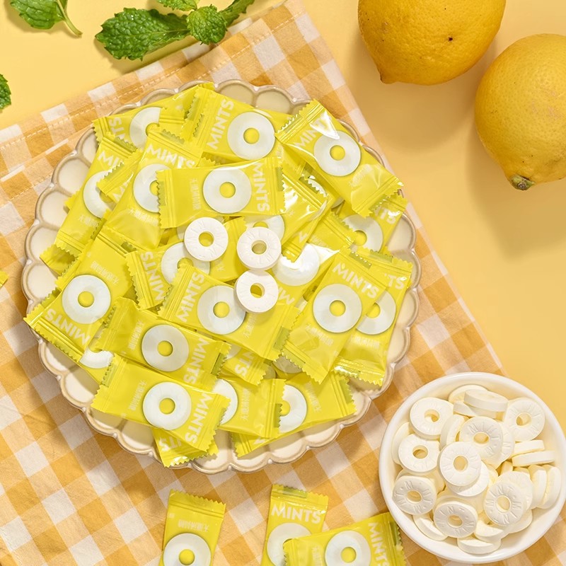 (2.5kg Bulk) Old-Fashioned Sugar-Free Mints Strong Fresh Breath Internet Celebrity Circle Candy Hot Pot Hotel Restaurant