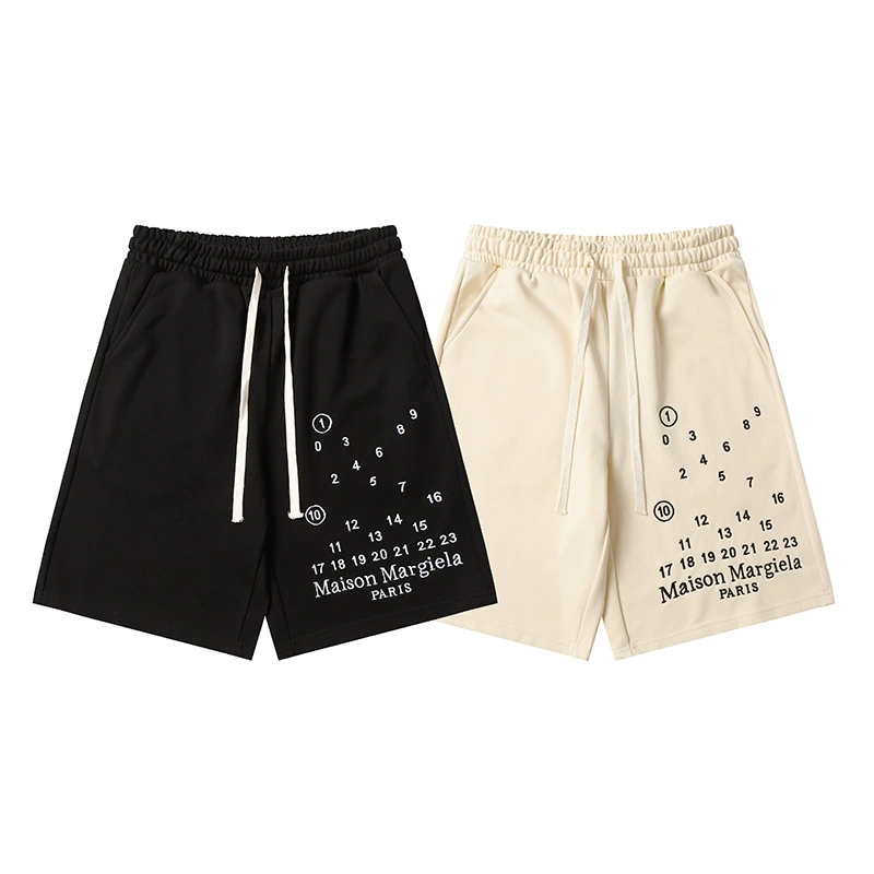 Высококачественная MAISON Margiela 24SS Magila цифровой узор мужские и женские модные хлопковые повседневные шорты