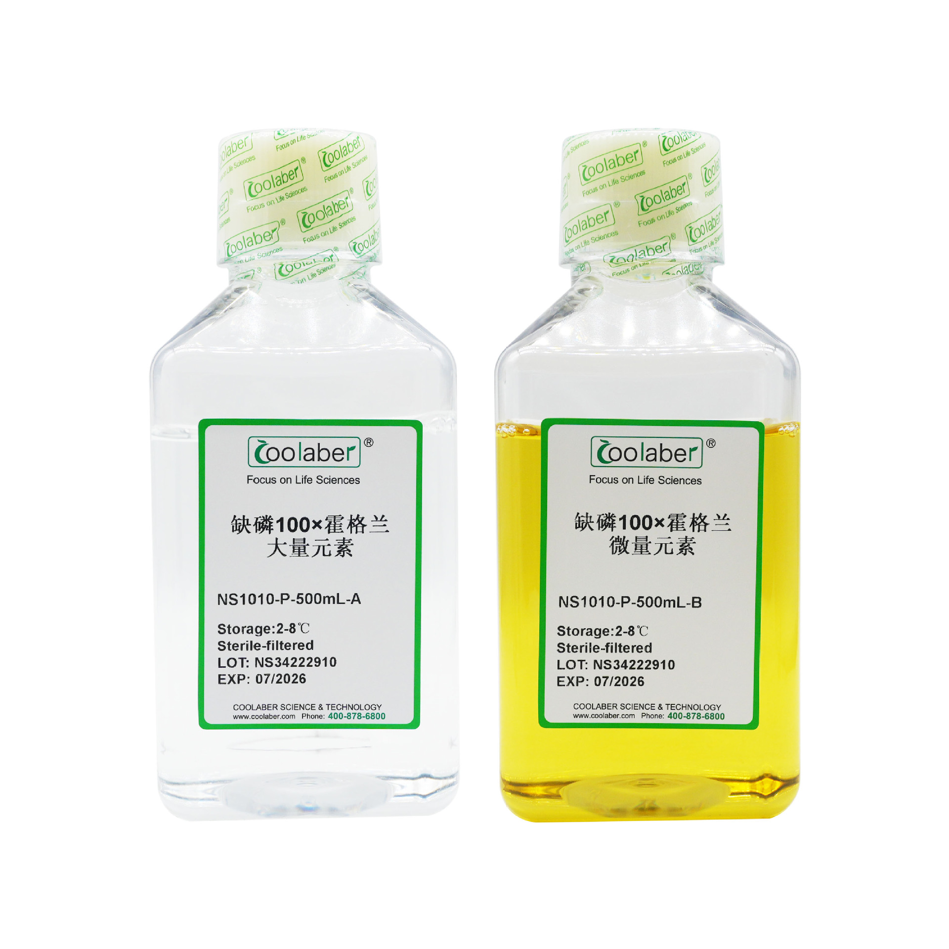 100×缺磷改良型霍格兰营养液（2种母液，除菌）