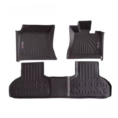 Suitable for 13-18 Bmw X5 Right-Hand Drive Tpe Wear-Resistant X5 F15 Waterproof, Non-Slip, Environmentally Friendly, Odorless Car Floor Mats (Universal Foot Pad) - bmw-x5-right-hand-drive-single-layer-floor-mats-2013-2018