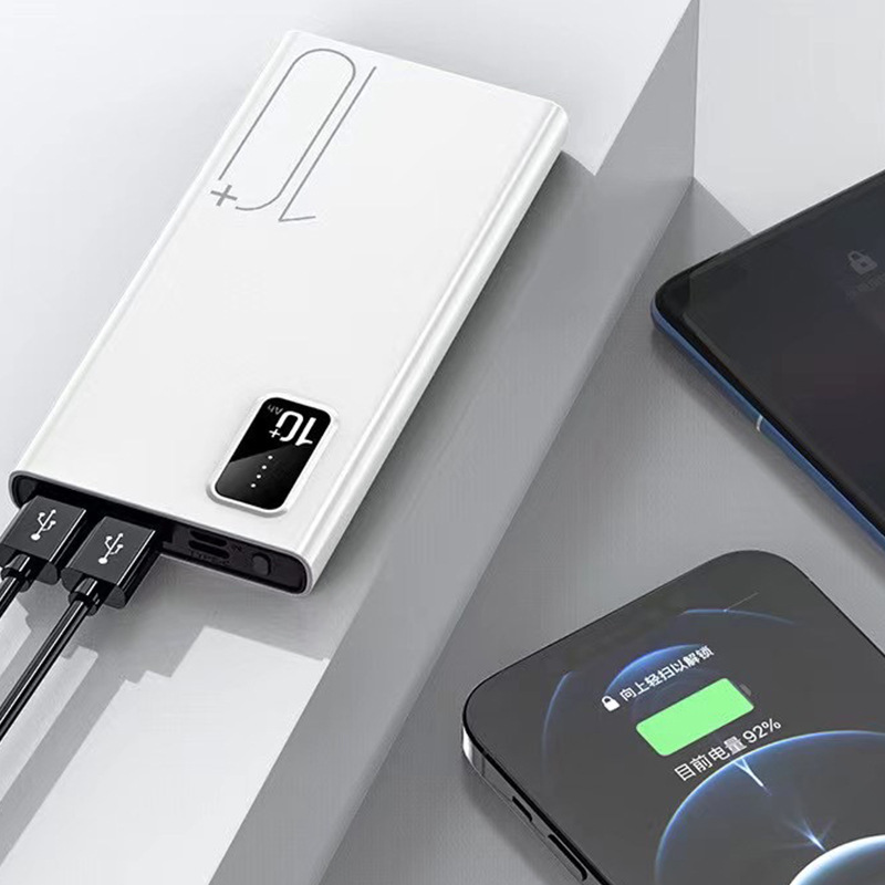 Carga rápida bidireccional de 20000 mAh carga rápida de gran capacidad 18W fuente de alimentación móvil al aire libre carga rápida portátil stock