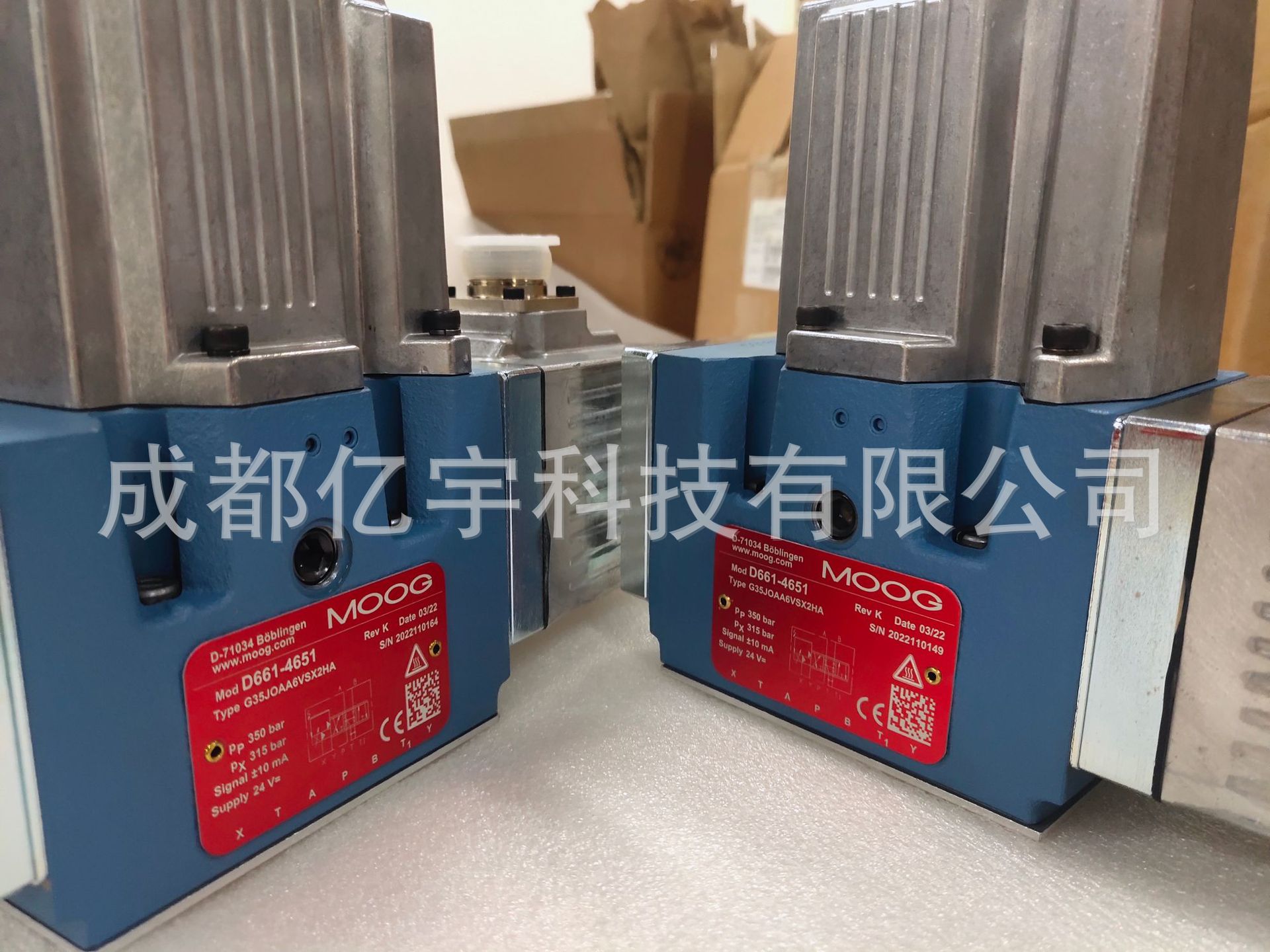 美国MOOG穆格电磁阀 钢厂专用