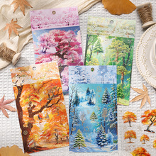 ��Ӱ�̽�ϵ�в�ɫ��ľ���D�ز�PET�N����ճ�֎�diy�b��쾰�N��