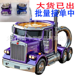 国境を越えたアマゾンの爆発物Semi-Truck Coffee Mugsセミトレーラーコーヒーカップ