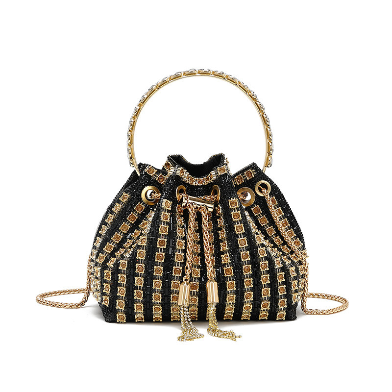 Cross-Border Rhinestone Evening Handbag For Women New High-Beauty Fashion Diamond-Encrusted Shoulder And Crossbody Bag - Thumbnail 2