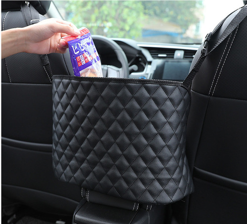 Storage net pocket between car seats Car net hanging car storage bag