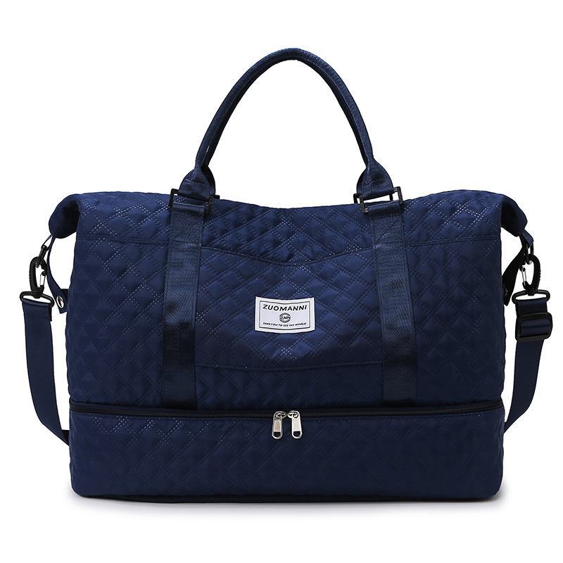 Bolsa de viaje plegable de rango corto, bolsa de natación de separación seca y húmeda, bolsa de ejercicio expandible, bolsa de viaje de negocios de gran capacidad
