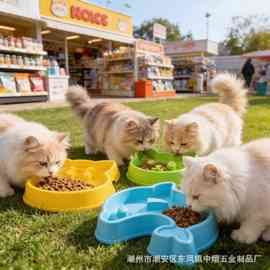 宠物食盆加厚卡通型慢食碗防噎防滑防打翻猫碗狗碗厂家批发宠物碗