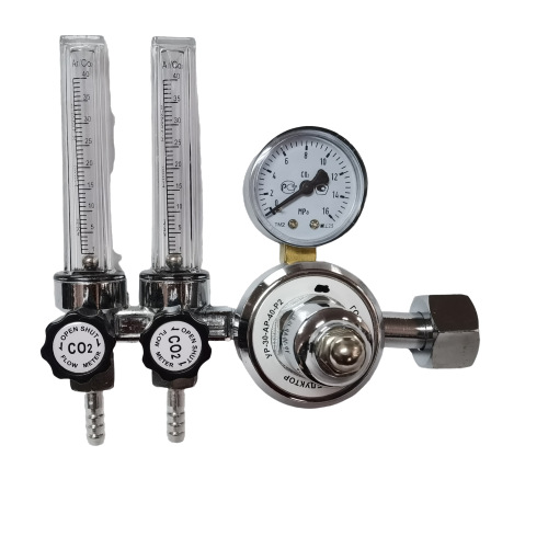 亚马逊厂家批量 批发外贸氩气减压阀 外销双流量计氩气减压器