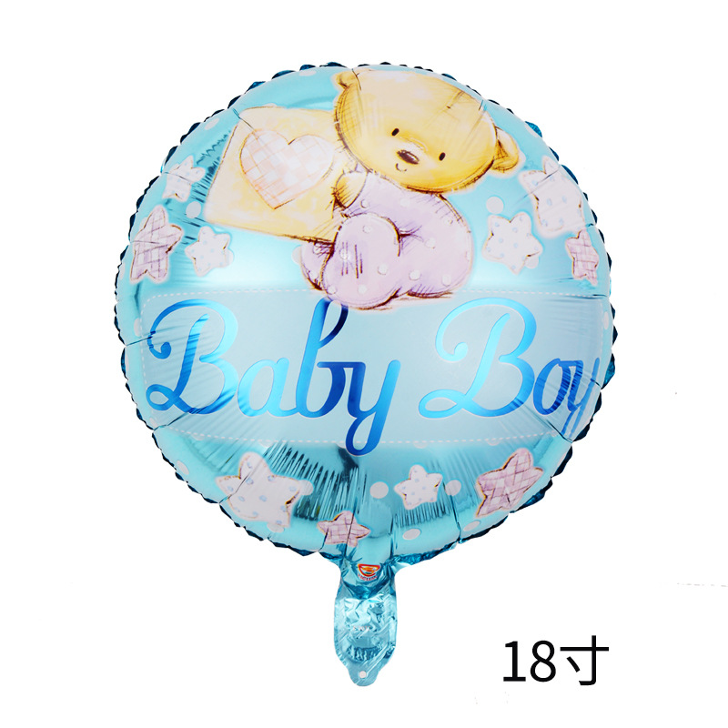 El género revela globo hombres y mujeres revelan baby shower Bienvenido Bebé pastel arreglo par niño o niña película de aluminio globo