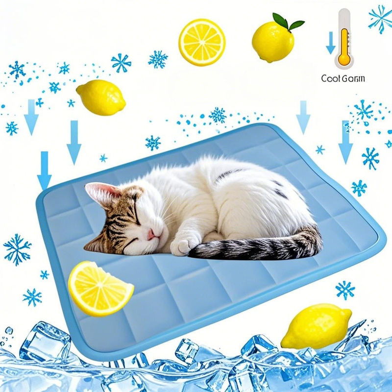 Summer Pet Ice Pad Dog Kennel Cat Kennel Cooling Heatstroke Prevention Cooling Pet Sleeping Pad Breathable Heat Dissipation Machine Washable