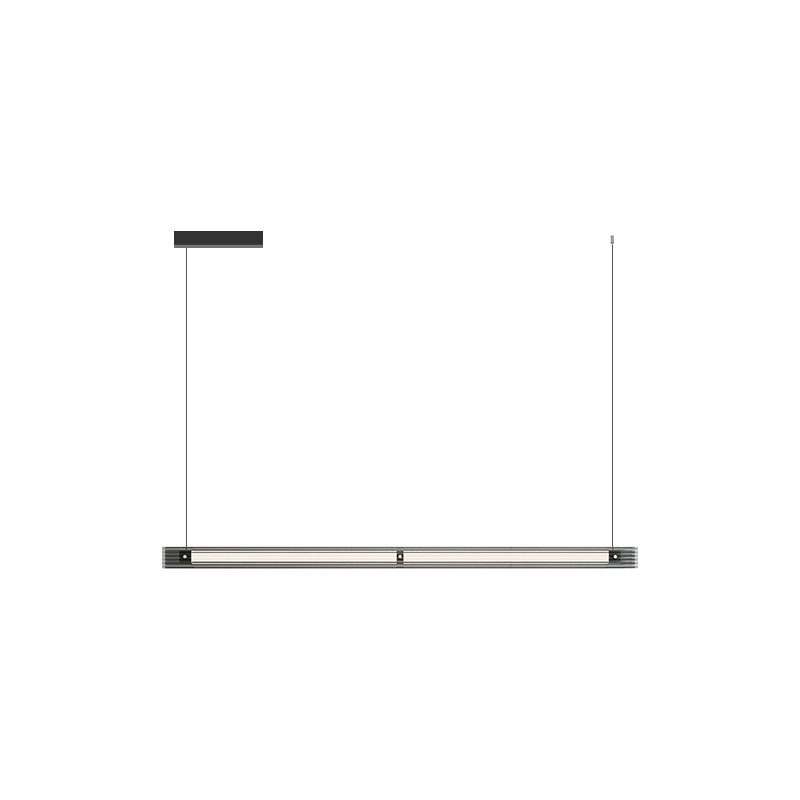Lámpara de restaurante minimalista italiana moderna y simple nórdica de lujo ligero estilo de vidrio de barra larga lámpara de bar