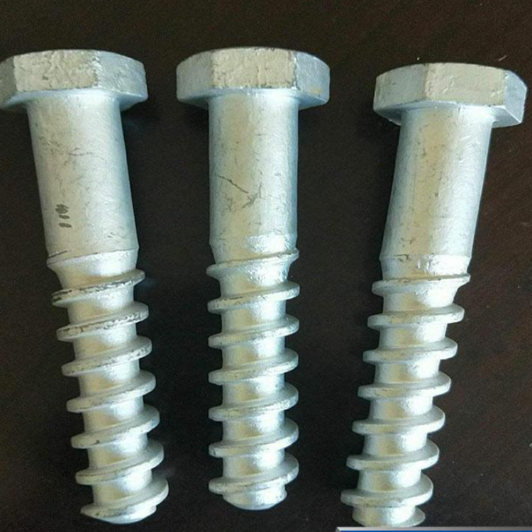 Fabricante de suministro de 12 * 120 clavos de minería ferroviaria 38kg / m de orbita para durmientes