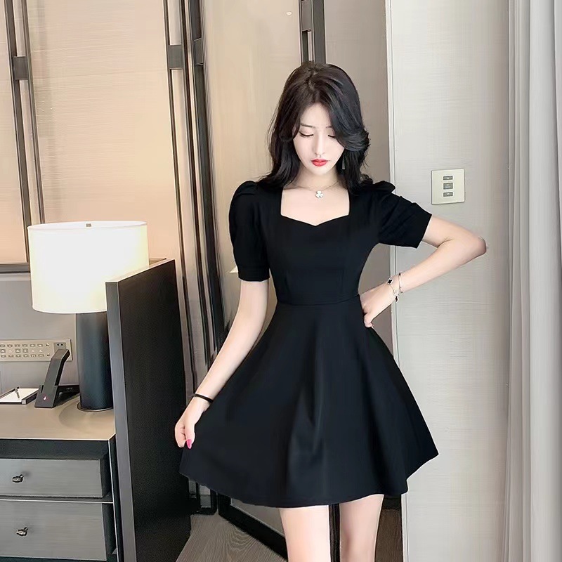 Black summer dress