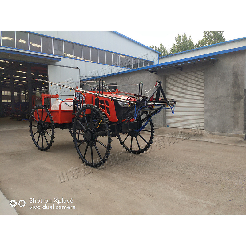 自走四驱水田高架打药车 东北水稻运秧车 水陆农用自卸施肥运苗车