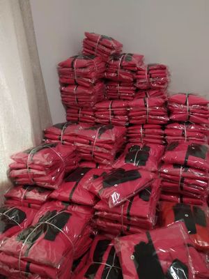 萬聖節紅色連體衣 cosplay 服裝 連體衣 手套 腰帶 送面具