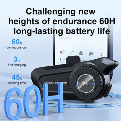 Cross-Border New Y50 Helmet: Motorcycle Helmet Headset